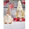 2 Pièces Poupées Décoratives de Noël avec Lumières pour Maison - multicolor 27 CM * 12 CM