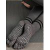 Chaussettes de Sport Rayées Texturées Mi-Mollet Antidérapantes - Gris Foncé 