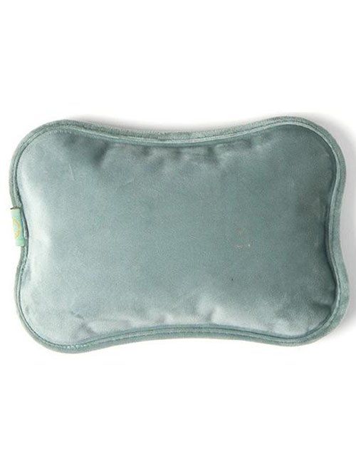 Sac d'Eau Chaude à Main Lavable de Couleur Unie Rechargeable pour L'Hiver - Vert clair 26 CM * 20 CM * 12 CM