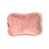 Sac d'Eau Chaude à Main Lavable de Couleur Unie Rechargeable pour L'Hiver - Rose clair 26 CM * 20 CM * 12 CM