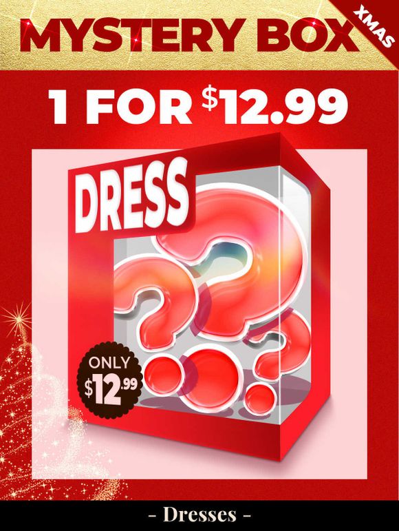 Lucky Bag For A Christmas Dress - multicolor XXL