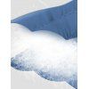 Pantoufles D'Hiver Antidérapantes Chaudes en Fausse Fourrure - Bleu clair EU (36-37)