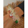 Bracelet Motif Adorable Père Noël et Cloche - multicolor 