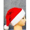 Ensemble Noël de Mini Robe Linge A Ceinturée Panneau en Fausse Fourrure Collier Boucles D'oreilles Chapeau à Flocon de Neige - Rouge S
