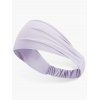 Bandeau de Sport Élastique Large en Couleur Unie - Violet clair 