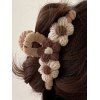 Accessoire de Cheveux Au Crochet Fleurie Style Frais - Jaune clair 