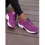 Chaussures de Sport Décontractées Respirantes Lettre Applique à Lacet - Rose clair EU 38