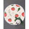 Serviette de Plage Tendance à Franges Motif Feuilles et Fruits - multicolor 150CM (ROUND)