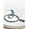 Collier Pendentif Réglable avec Perles Étoilées de Chance - multicolor 
