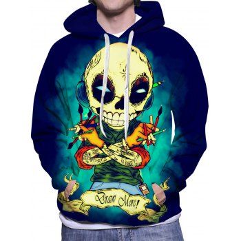 

Alien Letter Graphic Hoodie Kangaroo Pocket Drawstring Casual Hoodie, Multicolor