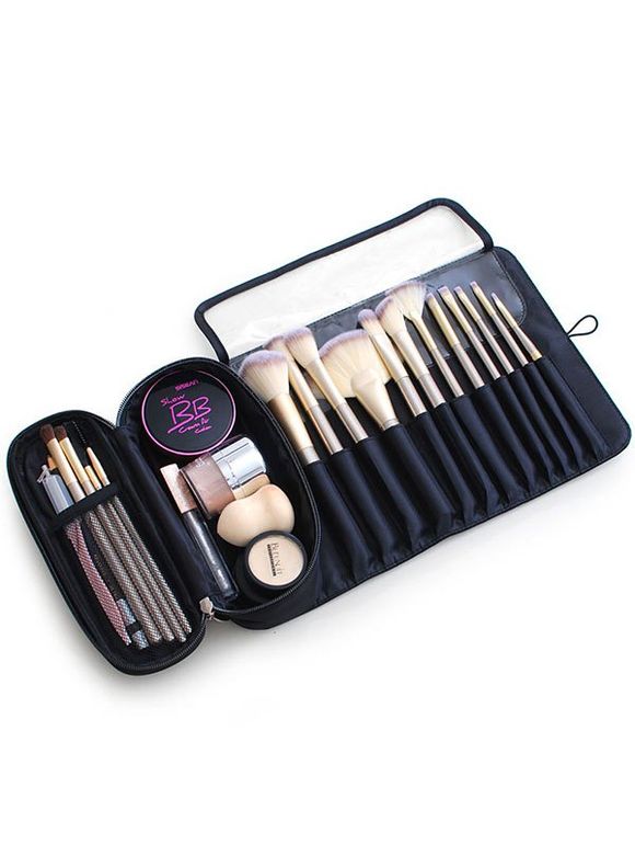 Sac de Cosmétiques Pliable - Noir 