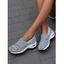 Heather Slip On Running Shoes Casual Sports Shoes - Gris EU 40