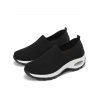 Heather Slip On Running Shoes Casual Sports Shoes - Noir EU 42