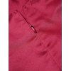 Mini Robe de Soirée Haute Basse Croisée Panneau à Taille Haute à Paillettes - Rouge foncé XL