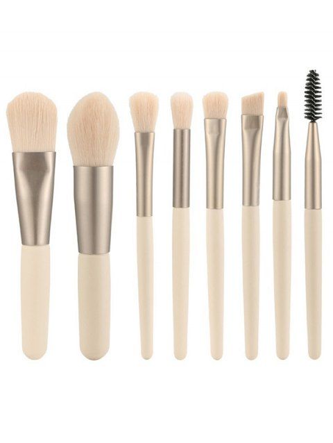 8 Pcs Portable Makeup Brushes Set Cosmetics Tools