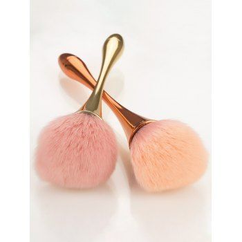 

2 Pcs Super Soft Powder Makeup Brushes Makeup Cosmetics, Multicolor a