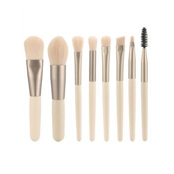 

8 Pcs Portable Makeup Brushes Set Cosmetics Tools, Multicolor b