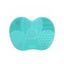 Outils de Lavage Nettoyage de Maquillage en Silicone avec Tampon de Brosses - Vert clair 