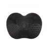 Outils de Lavage Nettoyage de Maquillage en Silicone avec Tampon de Brosses - Noir 