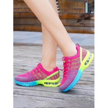 

Air Cushion Running Shoes Non-slip Breathable Casual Tennis Gym Sneakers, Light pink