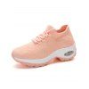 Lace Up Breathable Casual Sport Sneakers - Rose clair EU 38