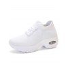 Lace Up Breathable Casual Sport Sneakers - Blanc EU 39