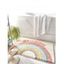 Tapis Anti-dérapant Absorbant D'Eau Motif de Lettre Arc-en-ciel - multicolor 40 X 60CM