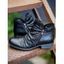 Zip Up PU Round Toe Casual Boots - Noir EU 38