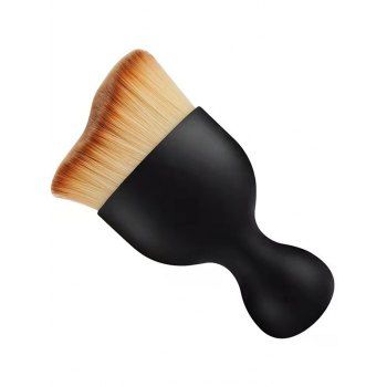 

3Pcs S Shape Beauty Makeup Brushes Foundation Cream Loose Powder Makeup Brushes, Black