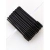 150 Pièces Ensemble de Pinceaux à Maquillage Jetable pour Cils - Noir 
