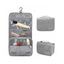 Trousse de Toilette Portable avec Poignée Imperméable pour Voyage - Gris 