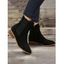 Zip Up Suede Ankle Chelsea Boots - Noir EU 35