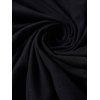 Plus Size Dress Lace Panel Flare Sleeve Lace Up High Waisted Cold Shoulder High Low Midi Dress - BLACK L