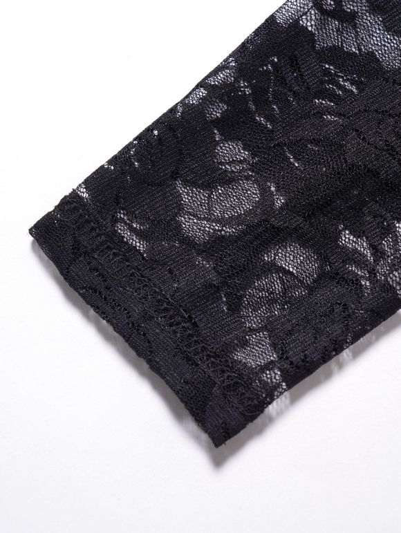 Ensemble de Haut à Capuche Chiné Noué en Avant Transparent et de Robe Mini à Bretelle à Taille Empire Ligne A - Rose clair L