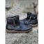 Colorblock Zippers PU Winter Flat Snow Boots - Pourpre EU 37