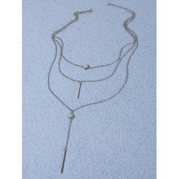 Geometric Charms Trendy Layered Necklace