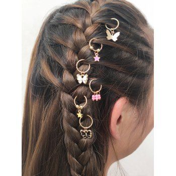 

6 Pcs Butterfly Trendy Hair Accessories, Multicolor b