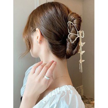 Hollow Out Butterfly Tassel Hair Claw Trendy Hair Accessory