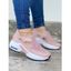 Cut Out Slip On Thick Platform Casual Shoes - Rouge EU 42