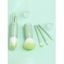 4 Pièces Ensemble de Pinceaux Cosmétiques Maquillages Portables - Vert clair 