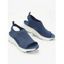 Plain Color Hollow Out Thick Platform Breathable Casual Sandals - Bleu EU 40