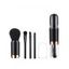4 Pièces Ensemble de Pinceaux Cosmétiques Maquillages Portables - Noir 