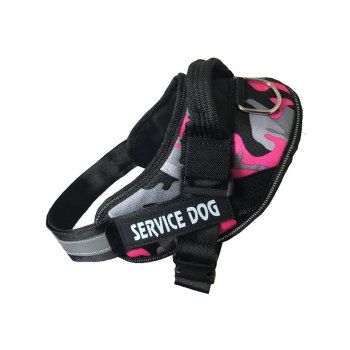 

Letter Print Adjustable Durable Dog Harness Pet Supplies, Multicolor a