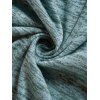 Robe Mi-Longue Superposée Teintée Haute Basse à Bretelle Fine avec Nœud Papillon - Vert clair XXL