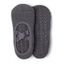 2 Paires Chaussettes de Yoga Anti-Dérapantes Croisées en Coton - Gris 