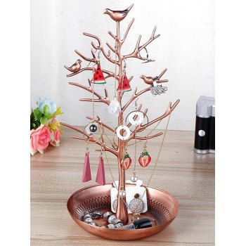 

Birds Tree Branch Jewellery Display Stand, Golden