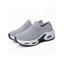 Slip On Breathable Knit Thick Sole Sport Sneakers - Noir EU 42