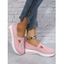 Cut Out Breathable Slip On Thick Sole Casual Shoes - Rose clair EU 40