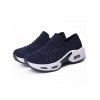 Slip On Breathable Knit Thick Sole Sport Sneakers - Bleu profond EU 36