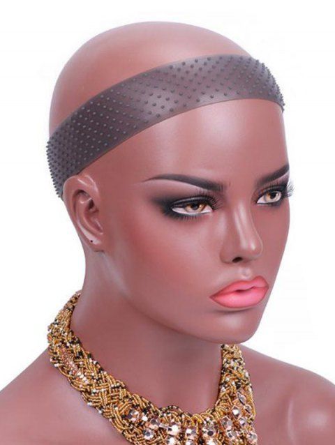 2Pcs Non-slip Anti-shedding Silicone Wig Headband Set